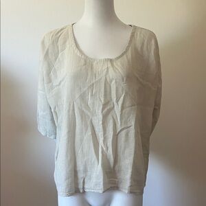 Colorine Paris Linen blend Made in Italy Blouse